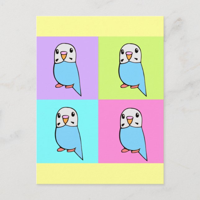 Carte Postale Boutique Budgies (Devant)