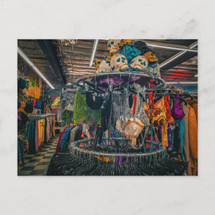 Carte Postale Boutique de costumes colorés