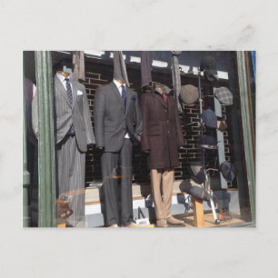 Carte Postale Boutique mode homme NYC Store Window New York
