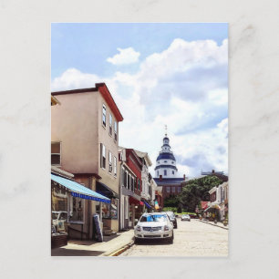 Carte Postale Boutiques Annapolis MD Sur Maryland Avenue