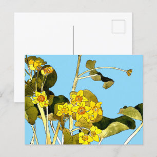 Carte Postale Boutons Art Nouveau