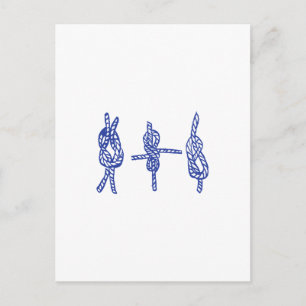 Carte Postale Boutons bleus