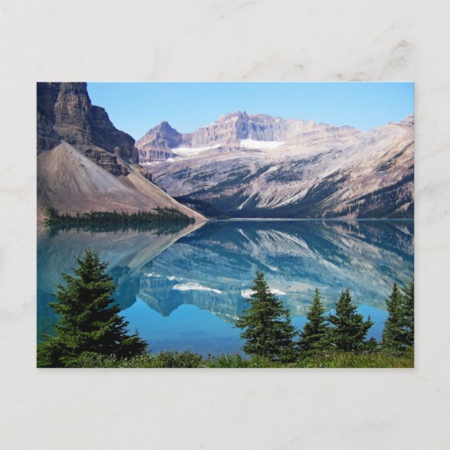 Carte Postale Bow Lake, Parc national Banff, Canada (Devant)