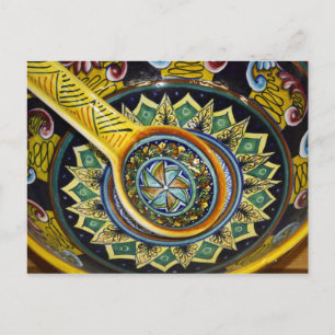 Carte postale Bowl en céramique italienne