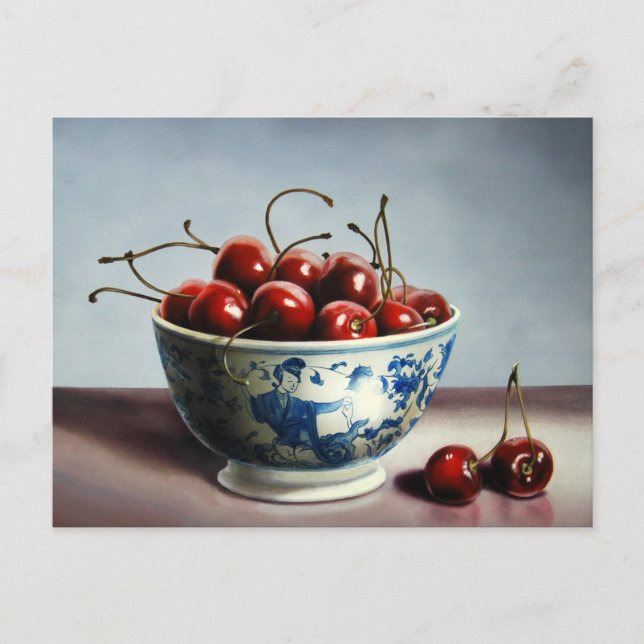 Carte Postale Bowl of Cherries Postcard (Devant)