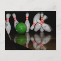 Carte postale Bowling