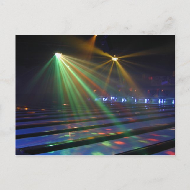 Carte Postale Bowling de zone lumineuse (Devant)