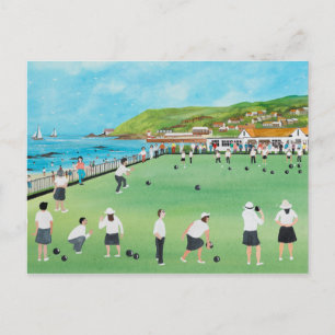 Carte Postale Bowling sur Newlyn Green