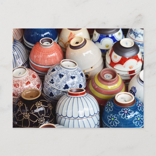 Carte Postale Bowls Japonais : Tokyo (Devant)