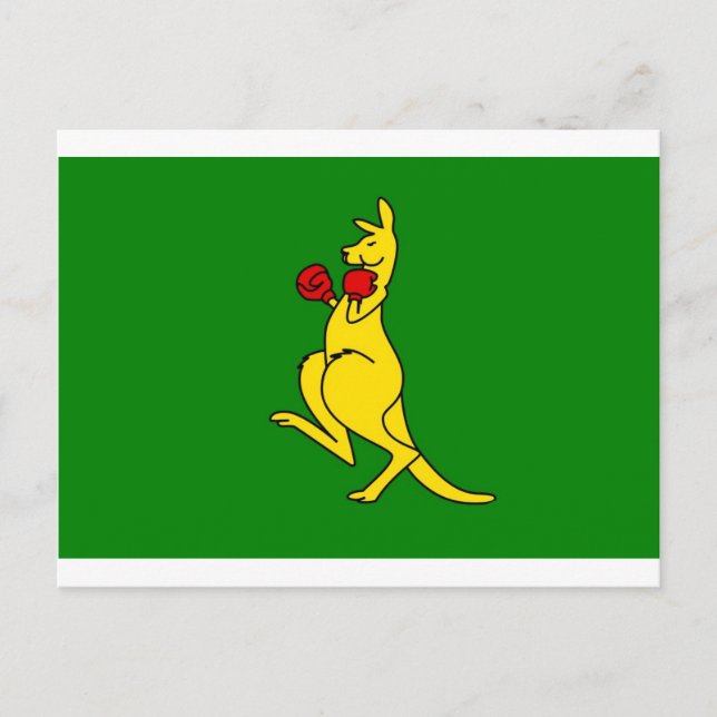 Carte Postale Boxe de collection kangourou élément" (Devant)
