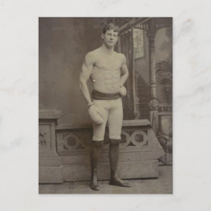 Carte Postale Boxe victorienne