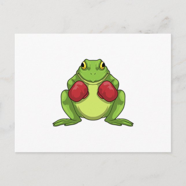 Carte Postale Boxer Boxing Gloves (Devant)