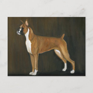 Carte postale Boxer Original Chien Art