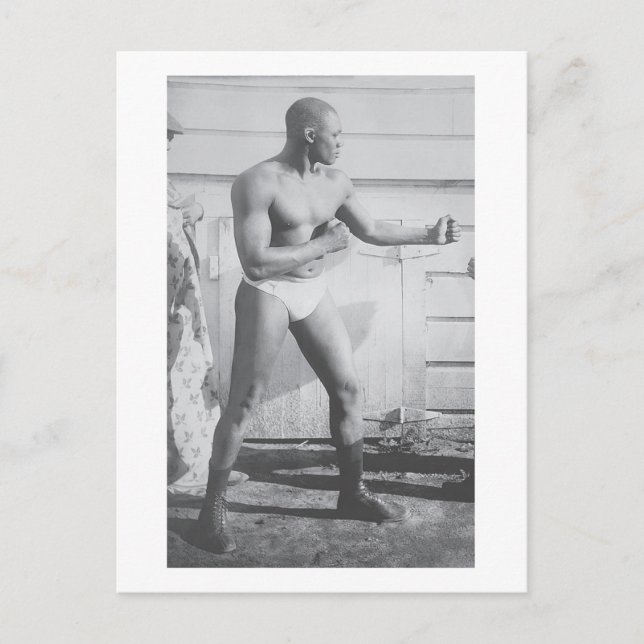 Carte Postale Boxer Sam Langford (Devant)