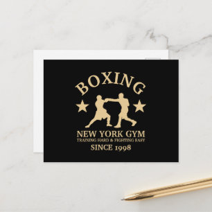 Carte Postale Boxing Gym, Pro Fighters