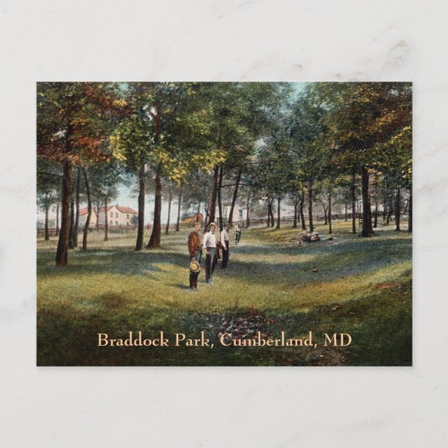Carte postale Braddock Park Vintage Cumberland (Devant)