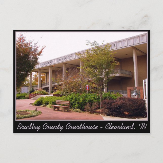 Carte Postale Bradley County Courthouse - Cleveland, TN (Devant)
