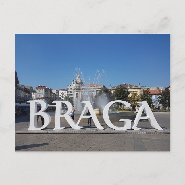 CARTE POSTALE BRAGA,PORTUGAL (Devant)