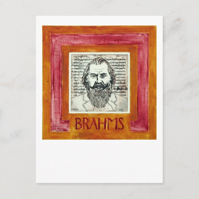 Carte postale Brahms (Devant)