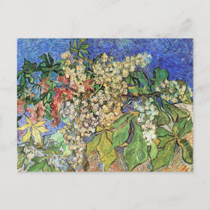 Carte Postale Branches de châtaignes florissantes par Vincent va