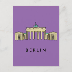 Carte Postale Brandenburger Tor Berlin