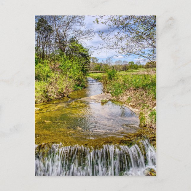 Carte Postale Branson Fall Creek Stream (Devant)