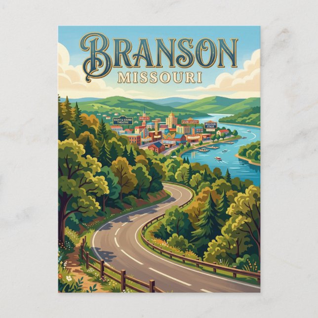 Carte Postale Branson Missouri (Devant)