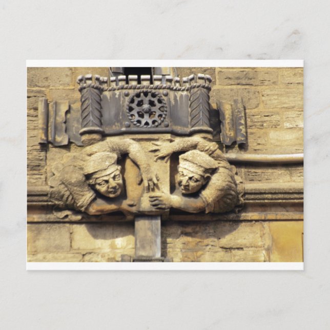 Carte Postale Brasenose Gargoyles (Devant)