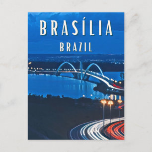 Carte Postale Brasilia : La ville futuriste au cœur du Brésil