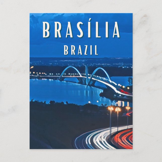 Carte Postale Brasilia : La ville futuriste au cœur du Brésil (Devant)