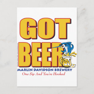 Carte Postale Brasserie Marlin Davidsons - Livraison