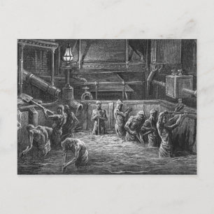 Carte Postale Brasseurs au travail