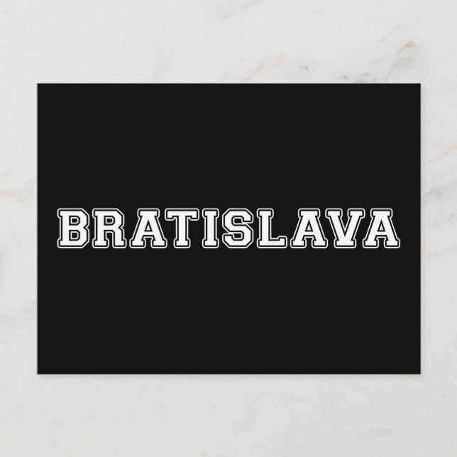 Carte Postale Bratislava (Devant)