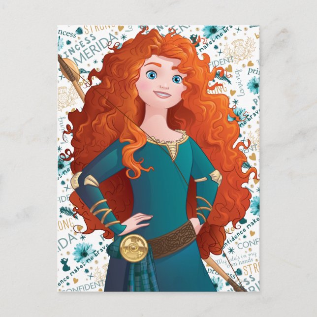 Carte Postale Brave Princesse (Devant)