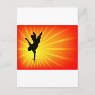 Carte Postale Break Dancing