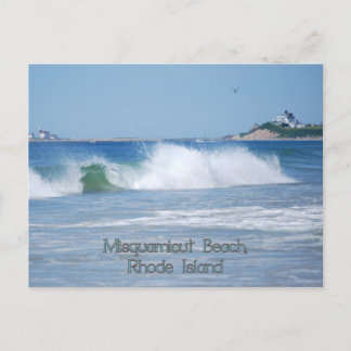 Carte postale Breaking Ocean Wave