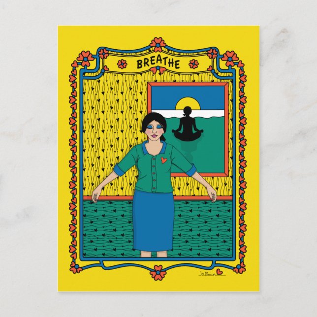 Carte postale Breathe_B_ (Devant)
