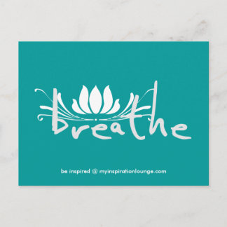 Carte Postale Breathe Postcard