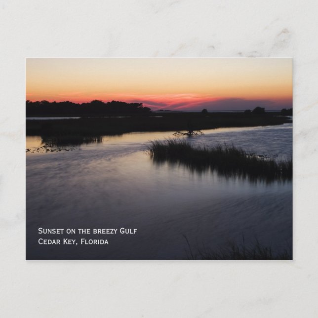 Carte postale Breezy Gulf Sunset (Devant)