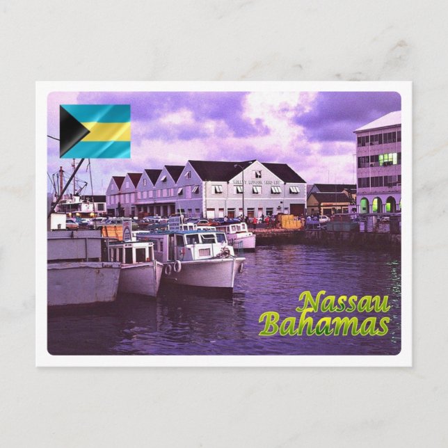 Carte Postale Brésil - Bahamas - Nassau, Port - (Devant)