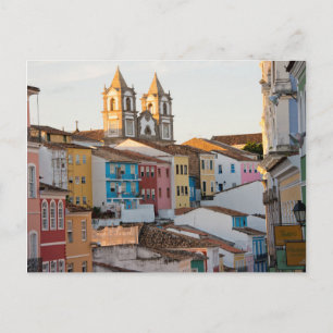 Carte Postale Brésil, Bahia, Salvador, la plus vieille ville