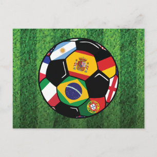 Carte Postale Brésil Football