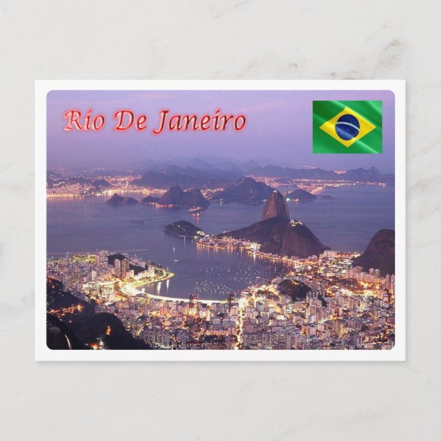 Carte Postale Brésil - Rio De Janeiro - (Devant)