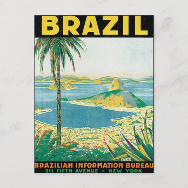 Carte Postale Brésil vintage (Devant)