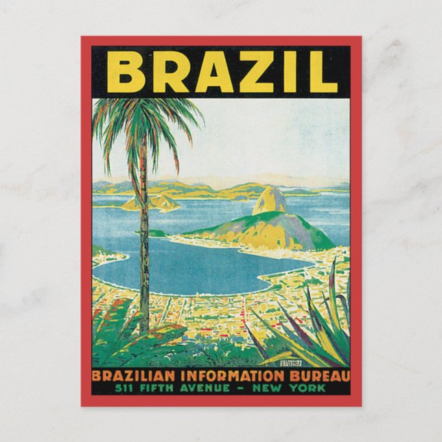 Carte Postale Brésil vintage (Devant)