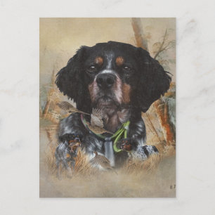 Carte Postale Bretagne française, Art de chasse aux oiseaux