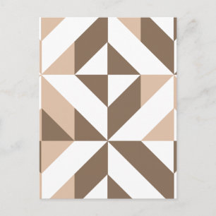 Carte Postale Brevet de Brown Beige