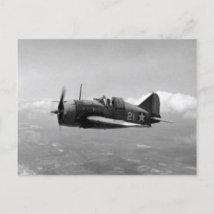 Carte Postale Brewster F2A Buffalo
