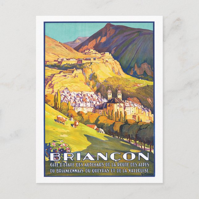 Carte Postale Briançon, Belle Ville en Alpes françaises, France (Devant)