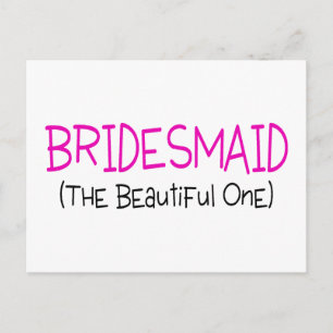 Carte Postale Bridesmaid La Belle